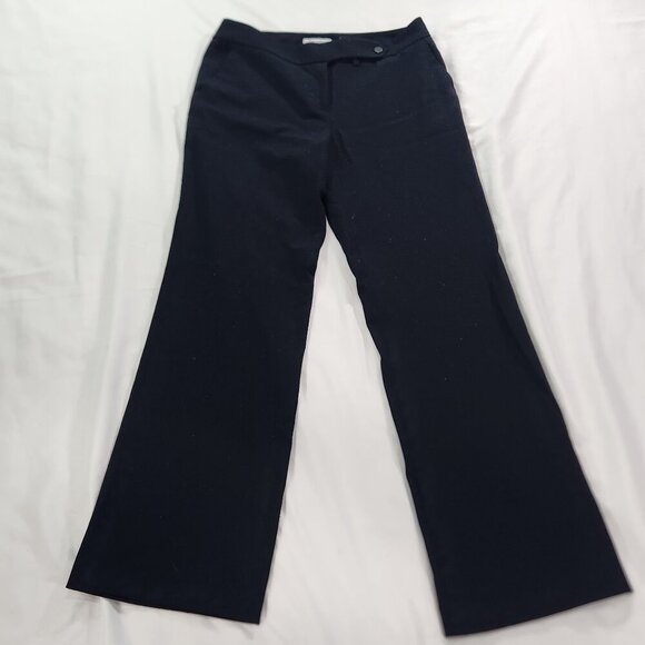 Calvin Klein Black Trouser Pants Size 6 - Picture 1 of 5